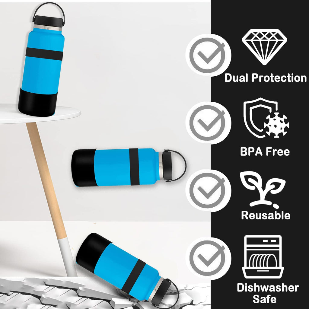 Greant Double Protective Water Bottle Boot Compatible With Hydro Sport Flask - Silicone Flex 64 Oz Hydroflask Boot/Universal Ant