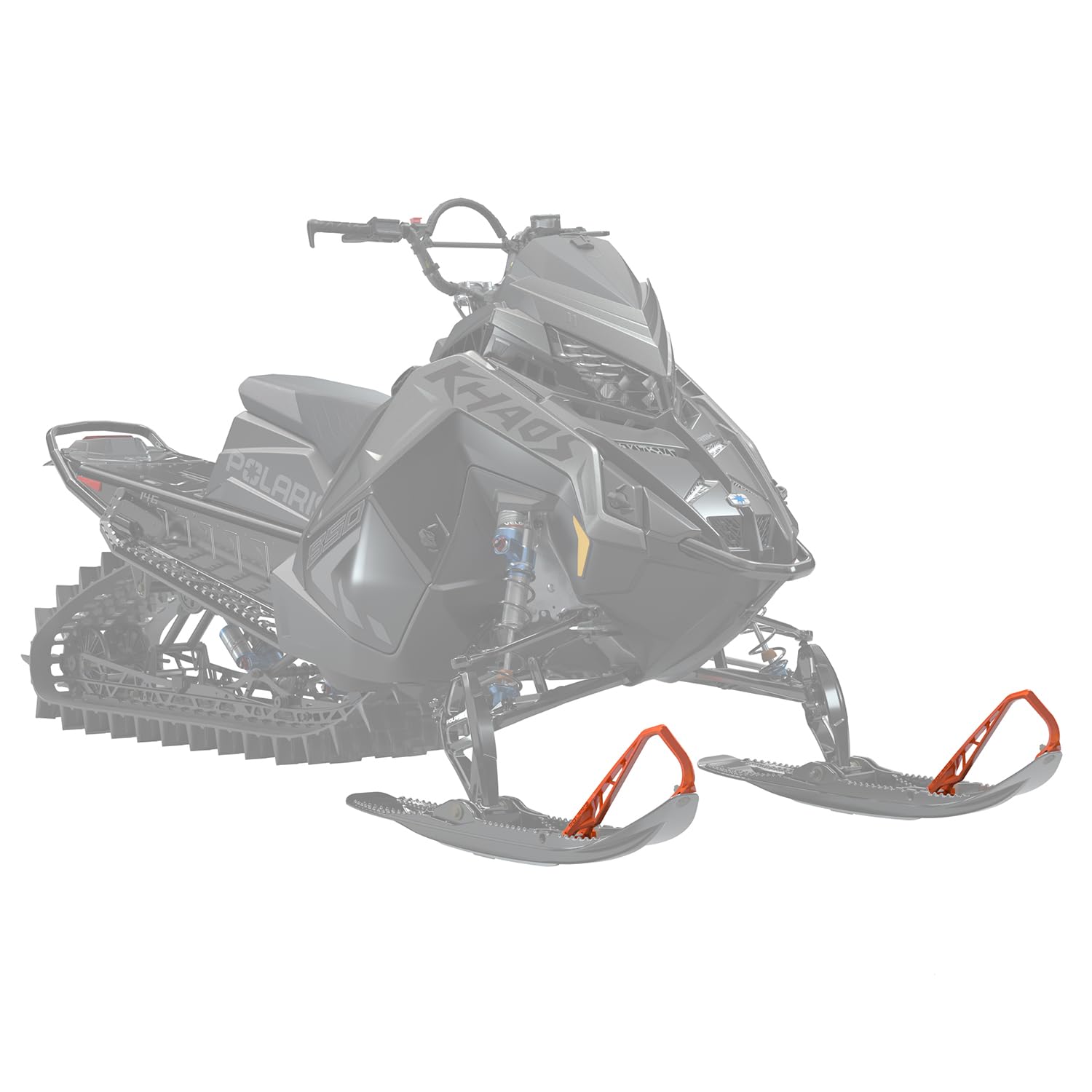 Polaris Snowmobile Ski Toe, Pair - 2889421-647