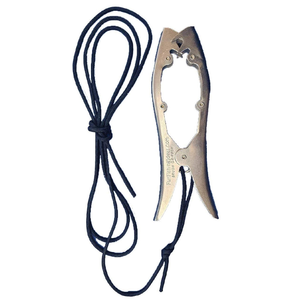 Brush Gripper Securely Anchor Your Kayak, Canoe Or Boat In Seconds. The Harder You Pull The Tighter It Grips! - Made In Usa