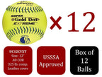 Worth | Slowpitch Softballs | 12 | USSSA Approved | SYCO Gold Dot Extreme / Classic M | 12 Count