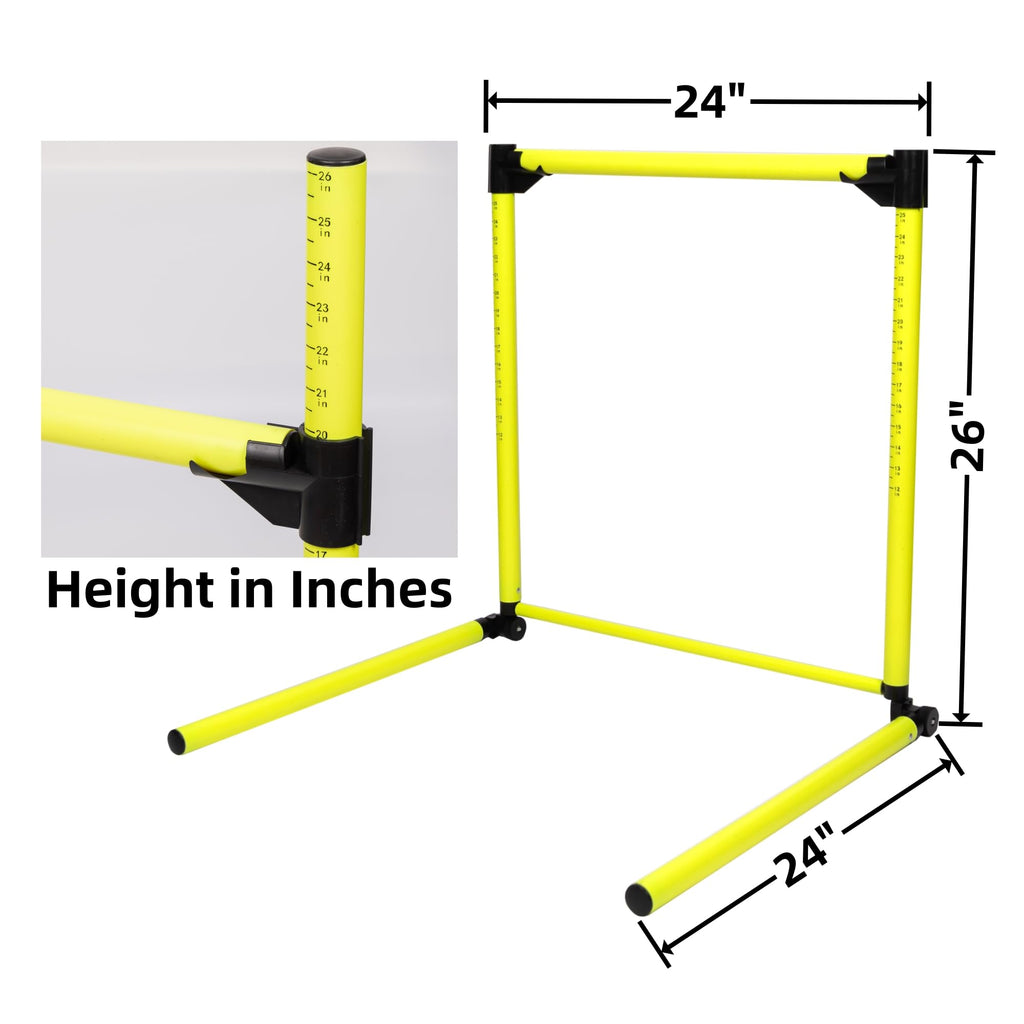 Nbguigdstr 3Pcs Hurdles Training Equipment, Adjustable Height Hurdles Track And Field, Agility Speed Jumping Training Equipment