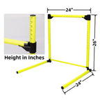 Nbguigdstr 3Pcs Hurdles Training Equipment, Adjustable Height Hurdles Track And Field, Agility Speed Jumping Training Equipment