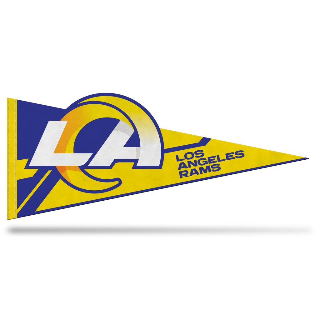 Rico Industries Nfl Football Los Angeles Rams Soft Felt Pennant - Ez To Hang - Home D  Cor (Game Room, Man Cave, Bed Room)