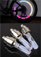 Dkiigame 10 Pack Of Led Flash Tyre Wheel Valve Cap Light For Bike Bicycle Motorbicycle Wheel Light Tire (2 X Red, 2 X Yellow, 2