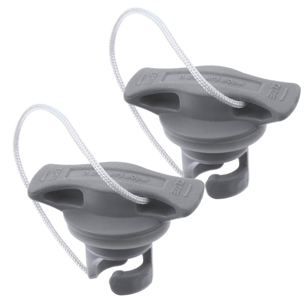 Besportble 2Pcs Boat Air Valve Plug Inflatable Boat Valve Cover Dust Proof Spiral Air Plugs Replacement For Rubber Dinghy Raft K