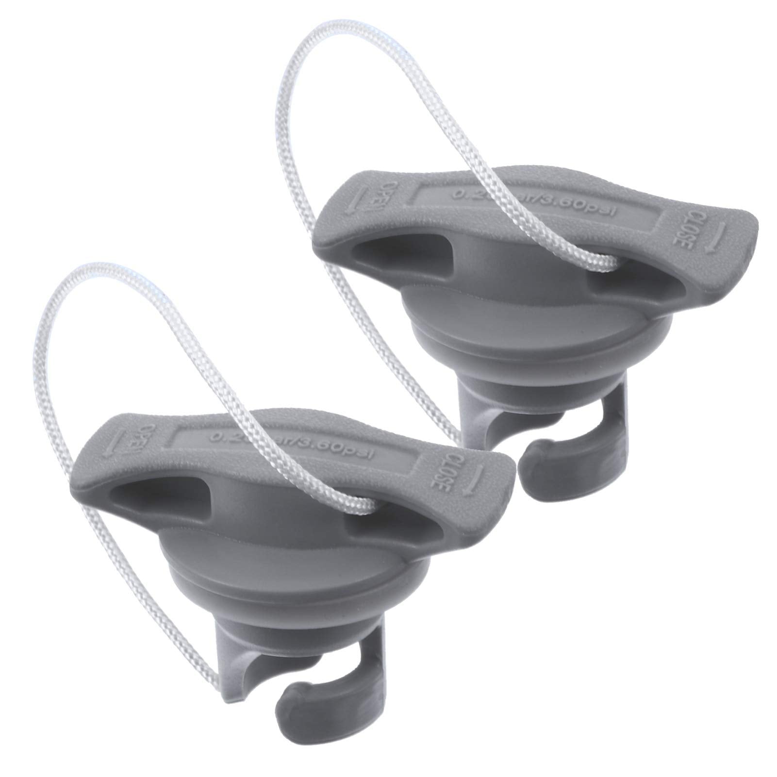 Besportble 2Pcs Boat Air Valve Plug Inflatable Boat Valve Cover Dust Proof Spiral Air Plugs Replacement For Rubber Dinghy Raft K
