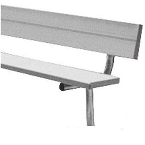 15' Permanent Bench W/ Back