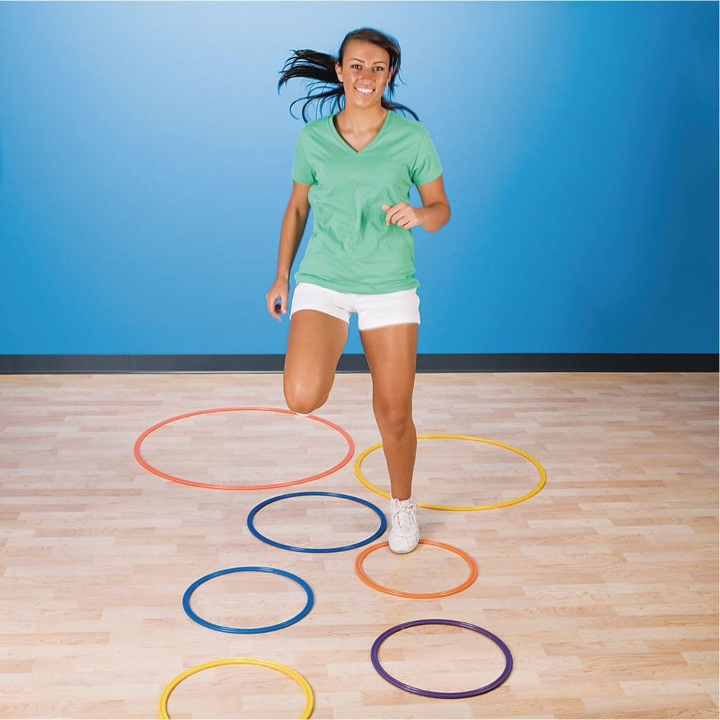 S&S Worldwide 19'' Spectrum Agility Rings (Set Of 6)