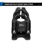 Kelxu Bike Stem 31.8 Lightweight Cnc Aluminum Alloy Short Mtb Stem 35Mm Handlebar Stem For Most Bicycle, Road Bike, Fixed Gear,
