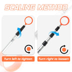 Prowithlin Golf Ball Retriever, 12Ft Aluminum Alloy Golf Ball Retriever Telescopic Golf Accessories Golf Gift