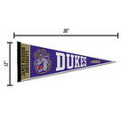 Rico Industries Ncaa James Madison Dukes Exclusive 12'' X 30'' Felt Wall D  Cor Pennant - Great For Home/Bed Room/Man Cave D  Co