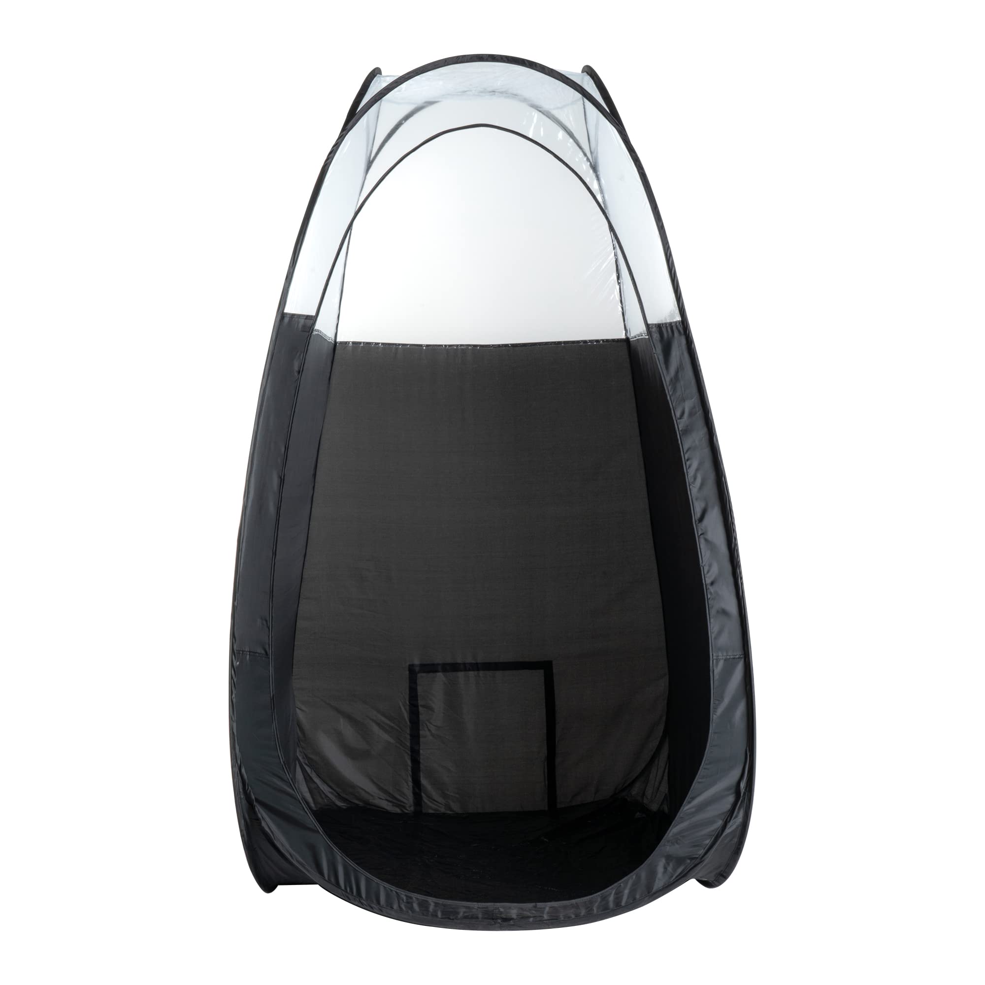 Naked Sun Black Spray Tan Tent - Pop Up Portable Professional Self Tanning Booth With Carry Bag Waterproof Floor And Extraction