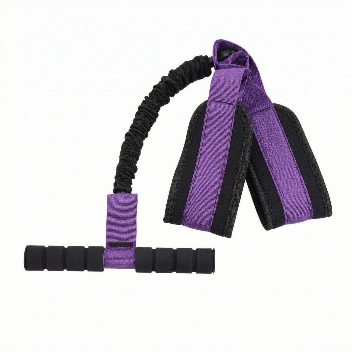 Snappsy Multifunction Pedal Tensioner Strap Padded Foot Loop Exerciser Elastic Cord Pedal Resistance Band Woven Strapping For Ho