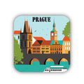 ISEE 360 Prague Fridge Magnet for Decorating Kitchen Doors Home Refrigerator Office Door | Stylish Travel Souvenir Gift L X H 3 