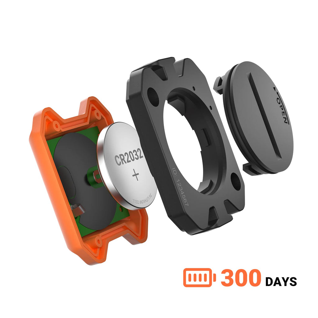 Moofit Bike Speed Sensor, Bluetooth/Ant+ Cycling Speed Sensor For Wahoo/Zwift/Peloton/Rouvy/Cyclemeter, For Iphone/Android And B