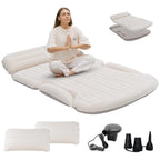 Kmz Air Mattress Thickened And Double-Sided Flocking Travel Camping Bed With 2 Pillows Dedicated Mobile Cushion Extended Outdoor