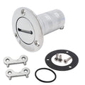 SHENGHUISS Boat Deck Fuel Fill/Filler 1-1/2 Inch(38mm) with Key C Cap 316 Stainless Steel Boat Deck Hardware for Boat, Yacht, Ca