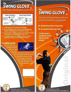 Swing Glove Black Left Best Golf Training Aid/Play All Mens Sizes (L)