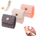 JTENGYAO 3 Pcs Mini Travel Jewellery Bags Pouches, Portable Foldable Jewellery Roll Bags with Buckle, Small Travel Jewellery Org