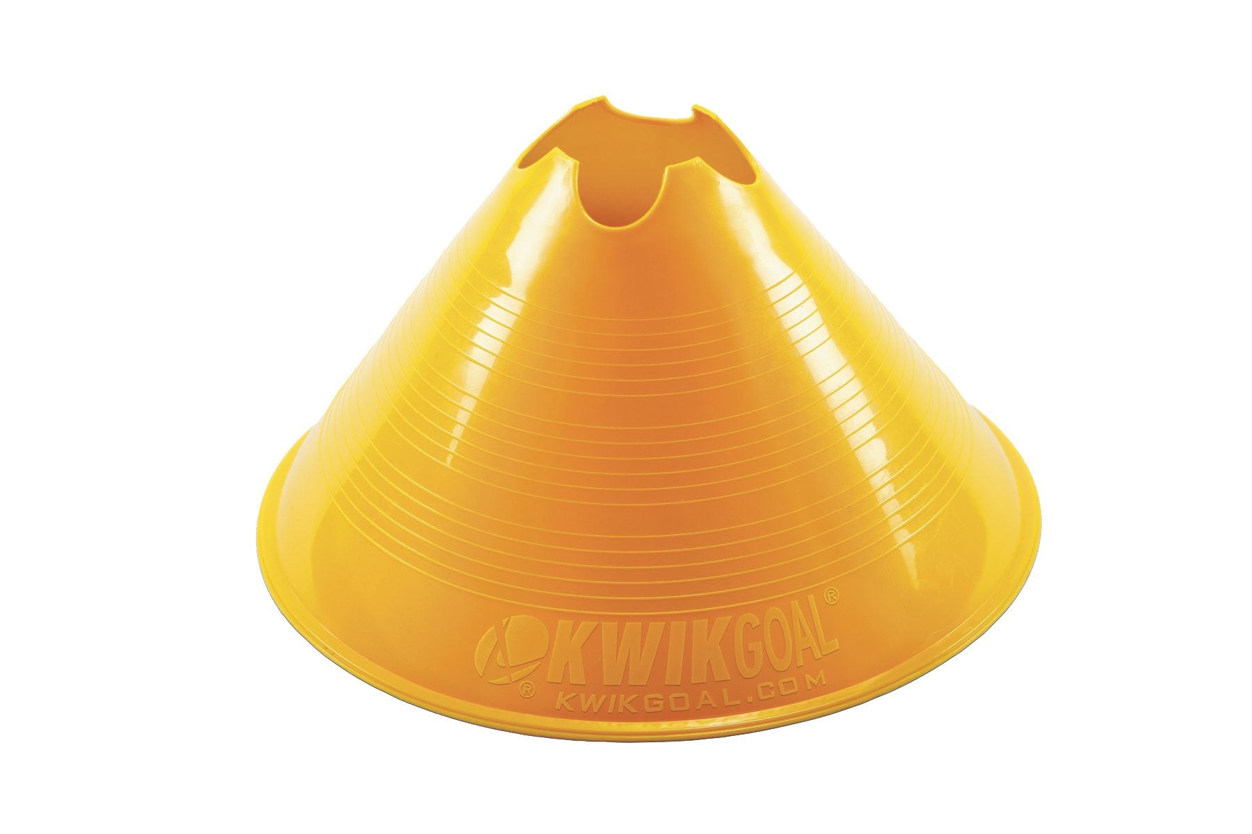 Kwik Goal Jumbo Disc Cones (Yellow, Pack Of 12) ,6-Inch X 11-Inch