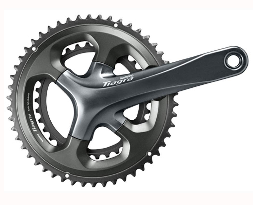 Shimano Fc-4700 Tiagra Double Front Chainwheel - 172.5Mm 2-Pcs Fc, For Rear 10-Speed 48X34T W/O Bb Parts - Efc4700Dx84