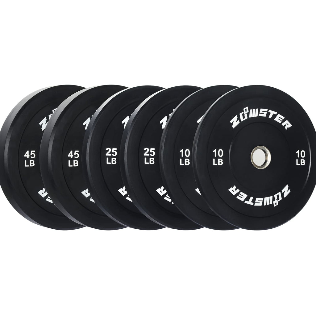 10Lb 25Lb 45Lb Bumper Plate Olympic Weight Plate Bumper Weight Plate With Steel Insert (160Lb Weight Set)