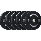 10Lb 25Lb 45Lb Bumper Plate Olympic Weight Plate Bumper Weight Plate With Steel Insert (160Lb Weight Set)