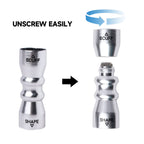 Gse 3-In-1 Pool Cue Tip Tool, Billiard Cue Stick Tip Tool, Billiard Cue Accessories Scuffer/Shaper/Aerator (Silver)