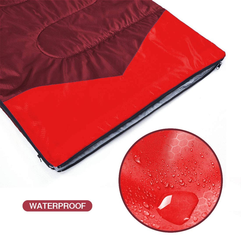 Oaskys Camping Sleeping Bag - 3 Season Warm & Cool Weather - Summer Spring Fall Lightweight Waterproof For Adults Kids - Camping