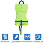 Owntop Toddler Swim Vest Kids Float Jacket Swimming Aid For Children 20-30-40-50Lbs With Adjustable Safety Straps Age 1-6 Years
