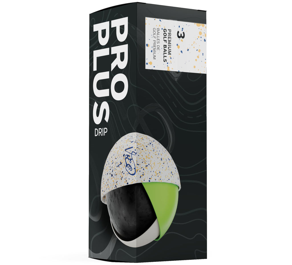 Vice Pro Plus Golf Balls (2025 Model) (Navy/Orange Drip)