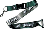 Aminco Nfl Philadelphia Eagles Reversible Lanyard, Team Colors, One Size (Nfl-Ln-162-24)