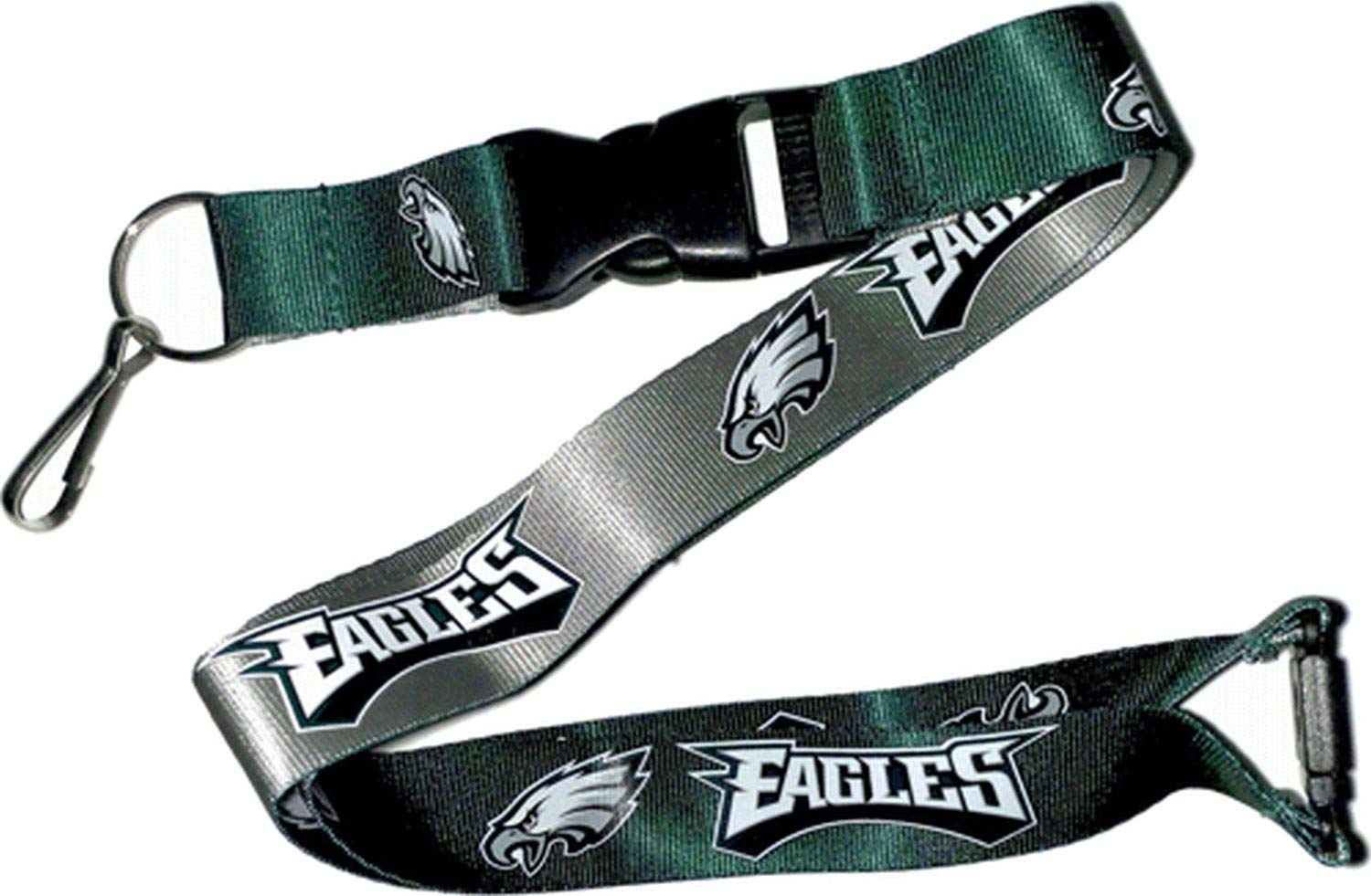 Aminco Nfl Philadelphia Eagles Reversible Lanyard, Team Colors, One Size (Nfl-Ln-162-24)