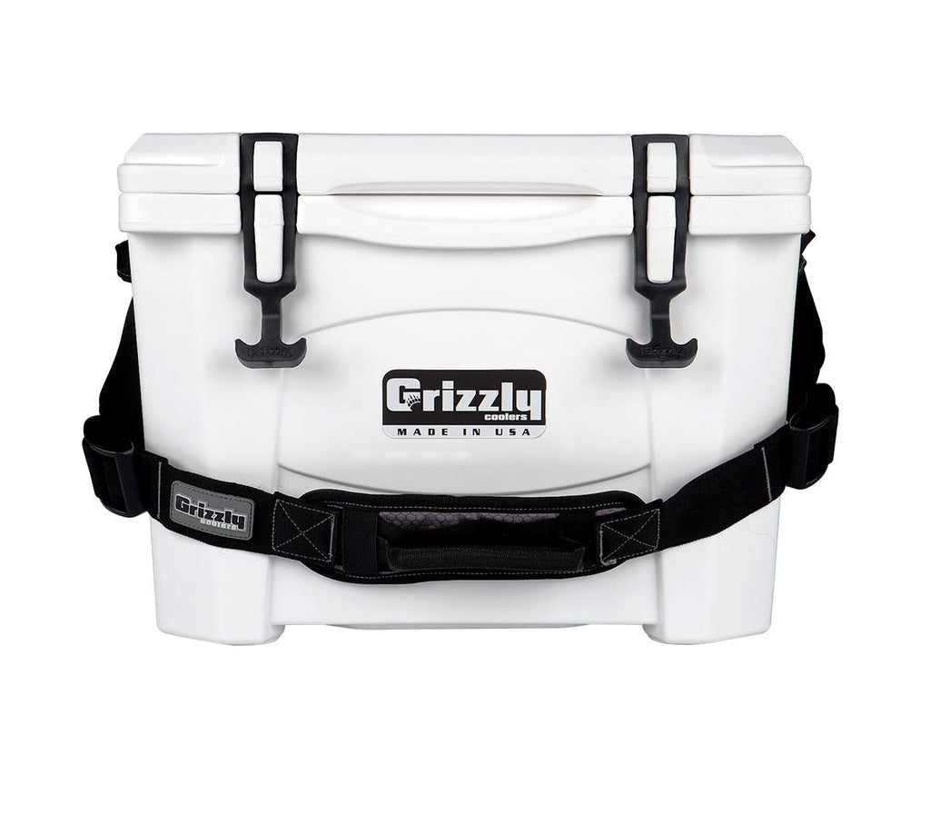 Grizzly 15 Cooler  15 Qt Ice Chest Durable Rotomolded Insulated  Made In Usa  Warranty For Life  For Beach Boat Camping Fishing 
