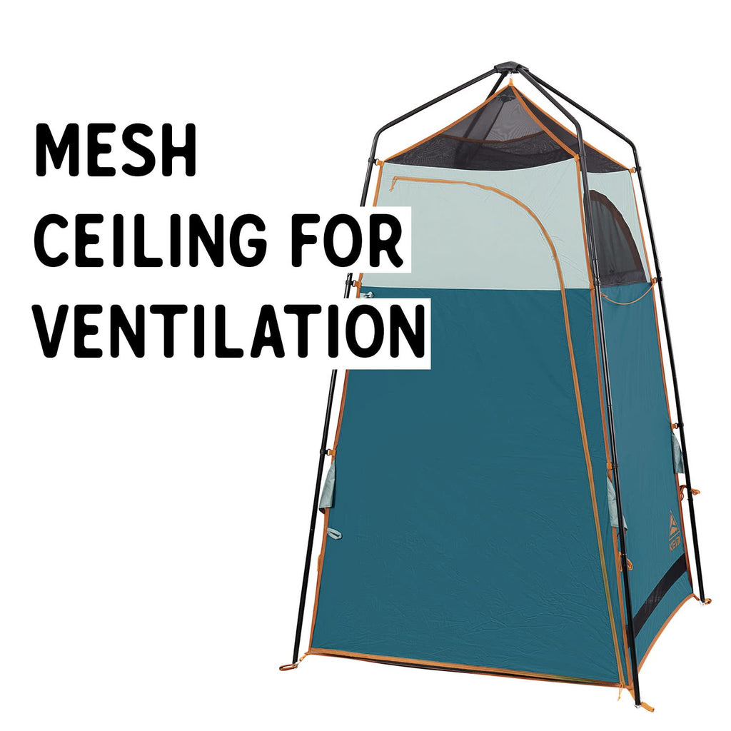 Kelty Discovery H2Go Privacy Shelter, Campsite Shower And Changing Shelter, Zippered Entry, Steel Pole Frame, Freestanding (Iceb