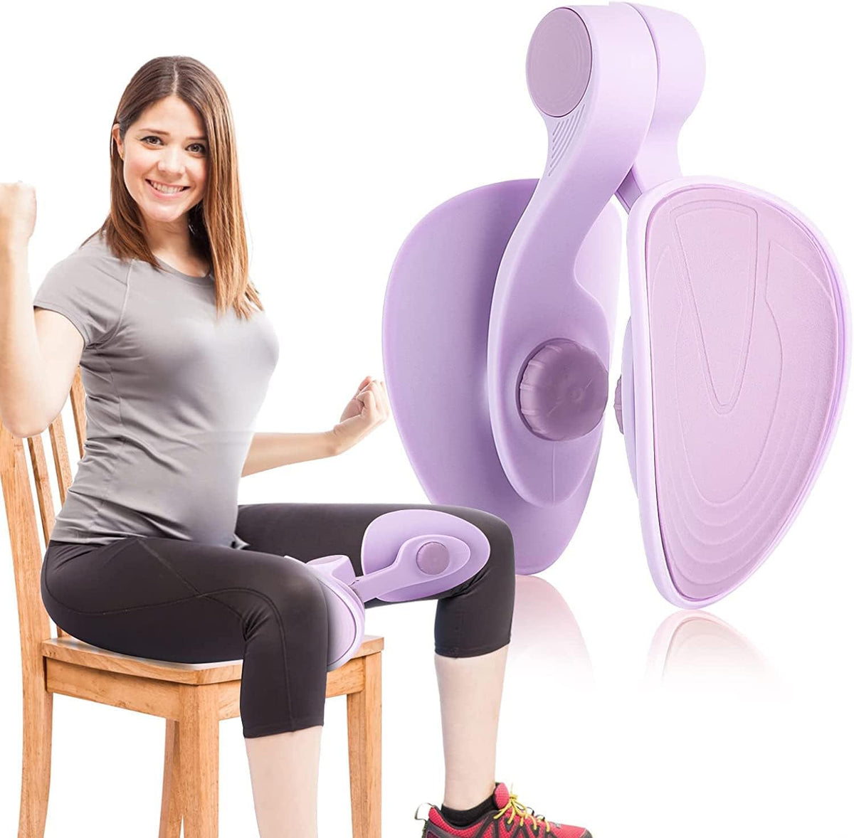 Adjustable Thigh Master Leg Exerciser | Inner Thigh Trainer for Home Workout | Multifunction Fitness Equipment for Arms, Legs, H