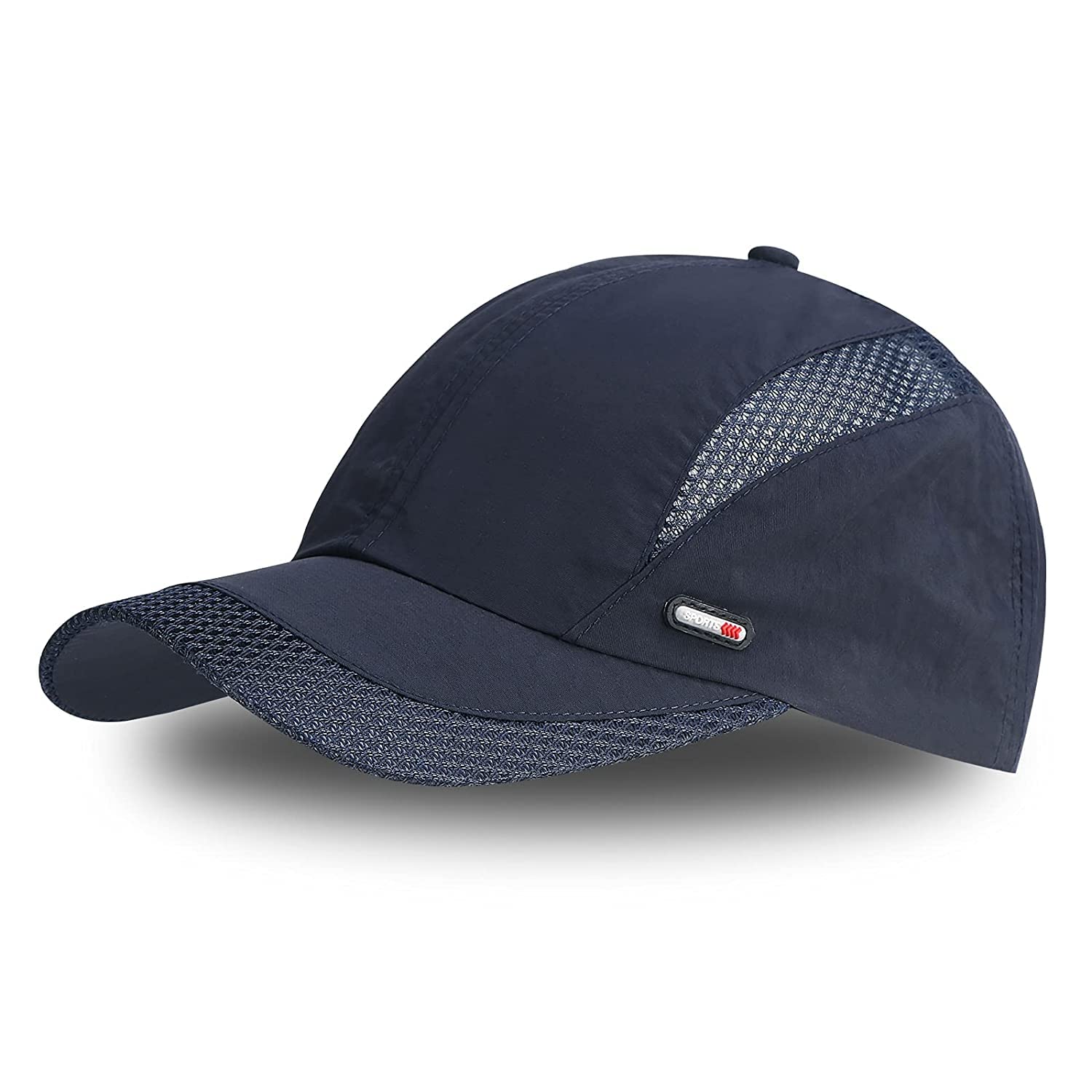 Isweven Hat For Men Sports Cap Sun Hat Soft Quick Drying Breathable Mesh Baseball Cap Outdoor Cap Polyester Fiber For Unisex (Fr
