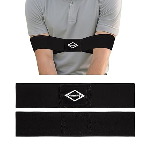 Scott Edward Pro Golf Swing Arm Band Training Aid For Golf Beginners, Black