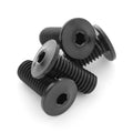 Terske Ultra-Low Profile Superlight Black Titanium Bottle Cage Bolts: 8-Pack
