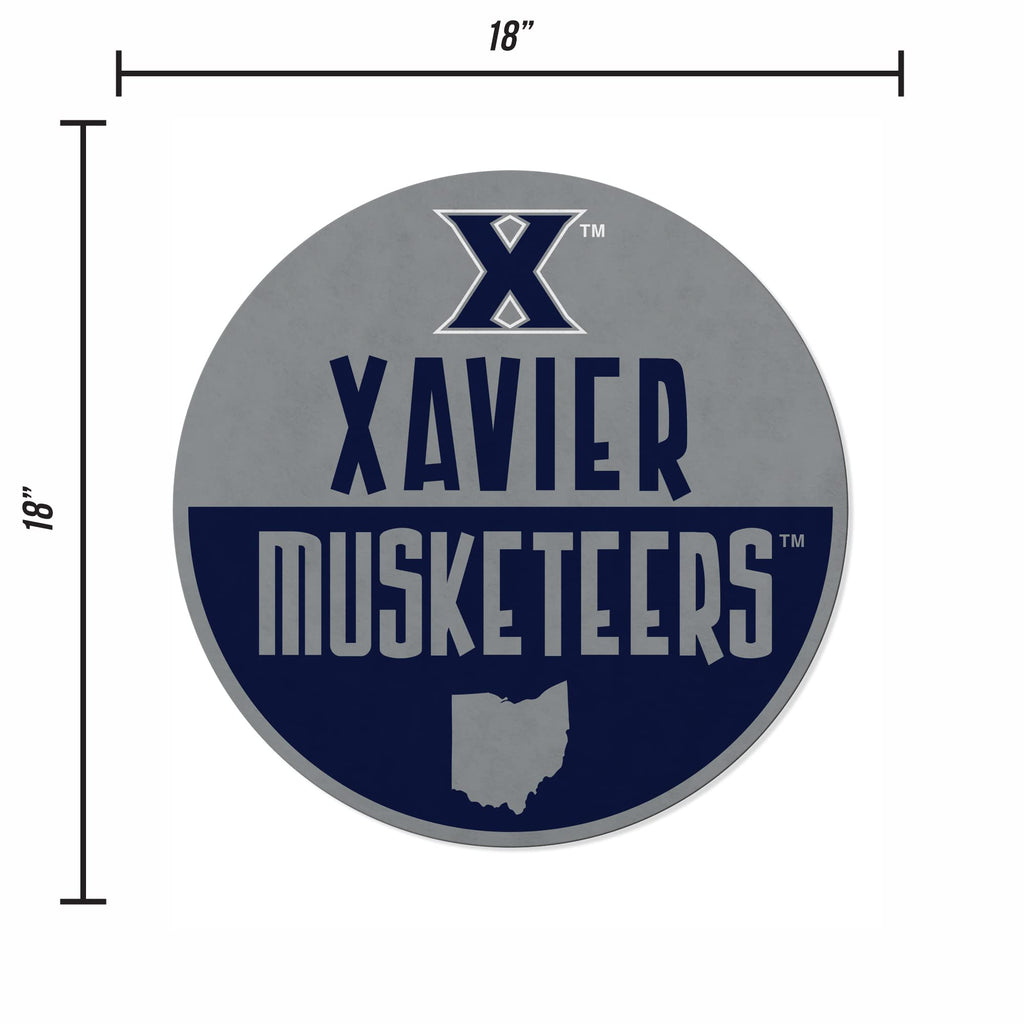 Rico Industries Ncaa Xavier Musketeers Classic Shape Cut Pennant - Home And Living Room D  Cor - Soft Felt Ez To Hang