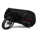 Topcrown Bike Cover Waterproof Outdoor Storage for 2 Bikes, Bicycle Cover Rain Sun UV Dust Wind Proof with Storage Bag for Mount