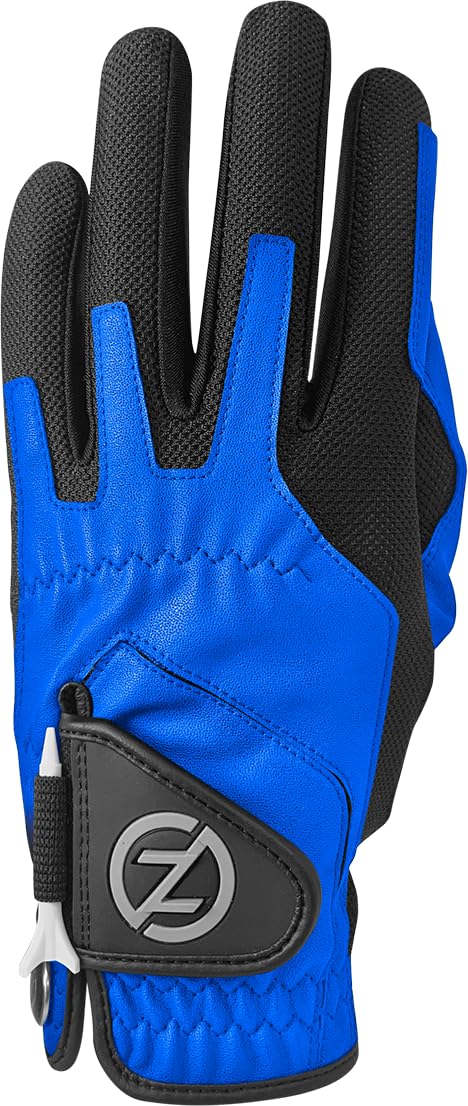 Zero Friction Mens Golf Glove, Left Hand, One Size, Blue