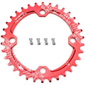 CYSKY Narrow Wide Chainring 104BCD 34T 4 Bolts Bike Single Chainring for 9 10 11 Speed, Perfect for Most Bicycle Road Bike Mount