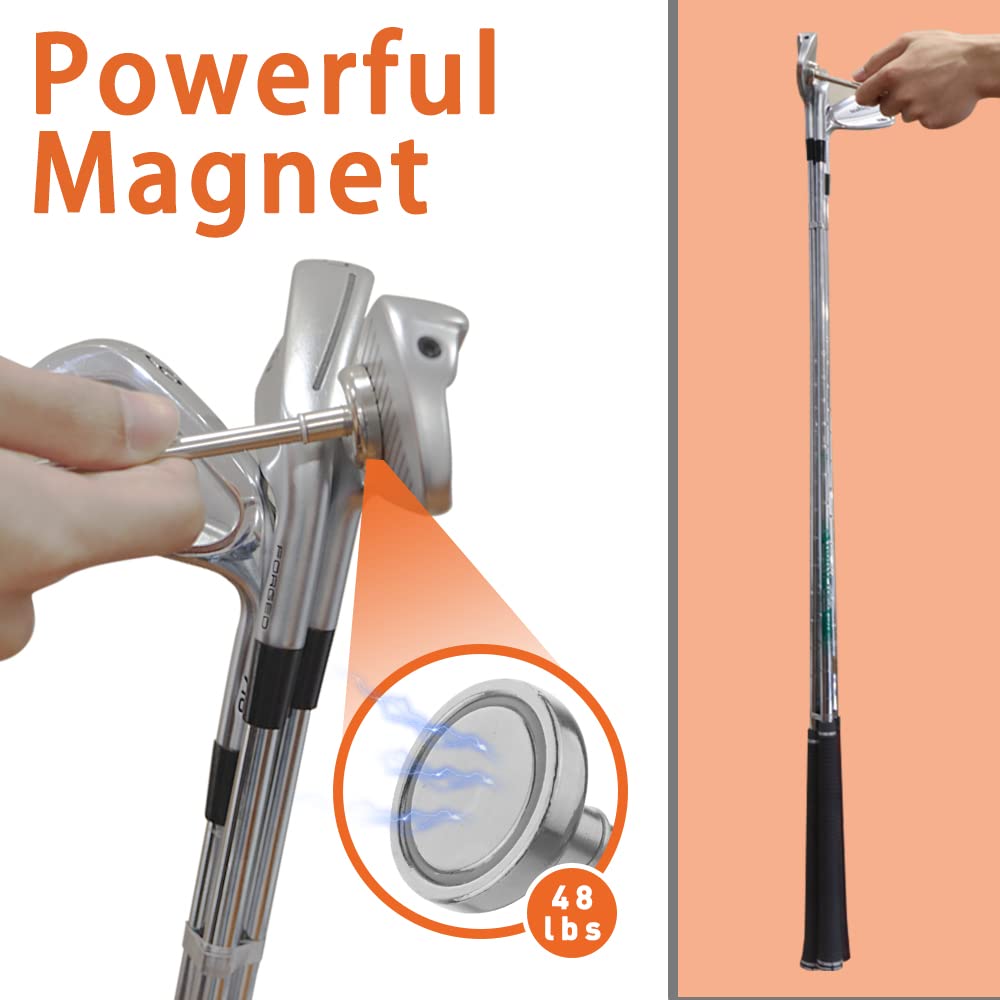 The Golfer Store Golf Alignment Rods, Golf Swing Trainer Aid Golf Club Alignment Stick Corrector Help Visualize And Align Your G