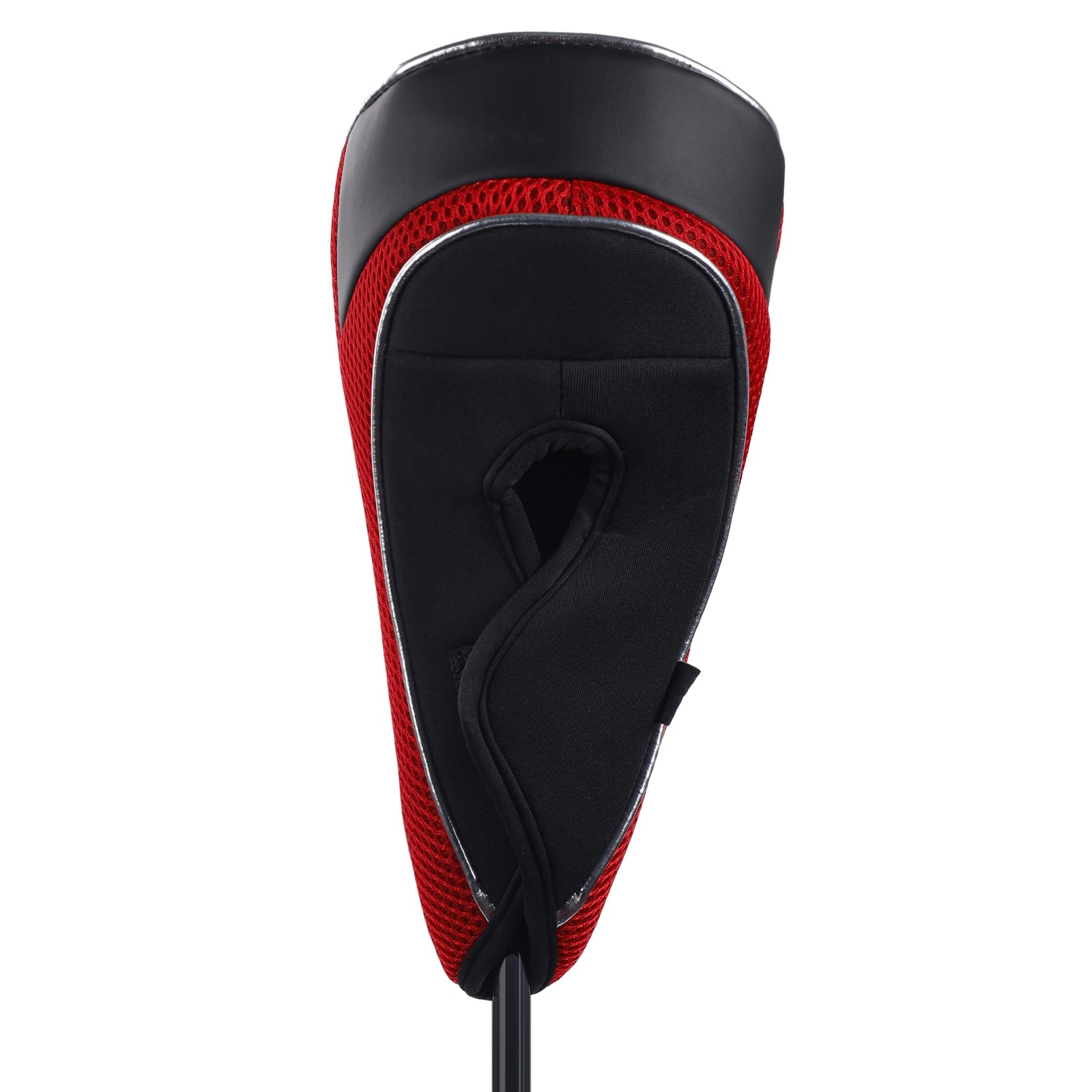 Andux Golf 460Cc Driver Fairway Wood Club Head Covers Hook & Loop Set Of 3 Red