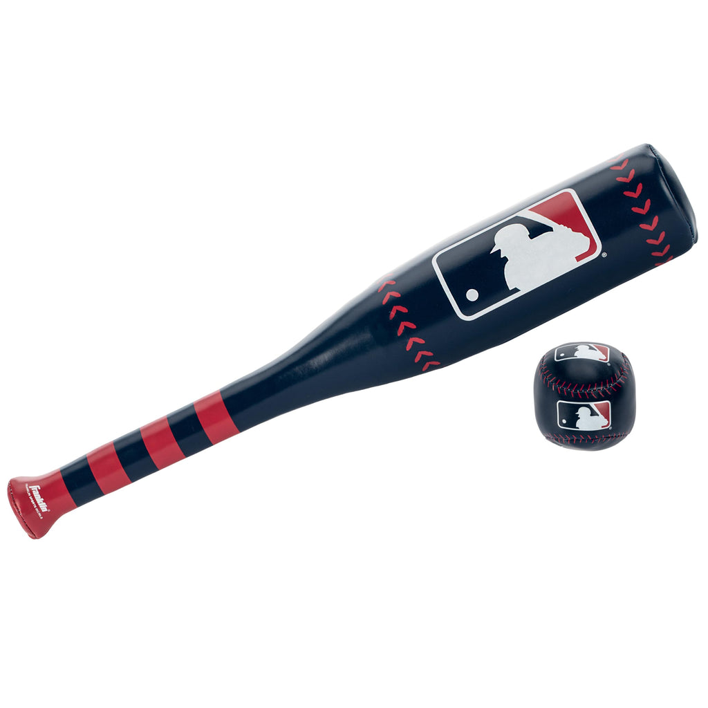 Franklin Sports Mlb 21'' Soft Sport Bat & Ball - Blue - Lightweight Kids Bat + Ball