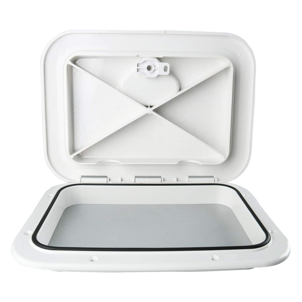Yaemarine Marine Access Hatch Boat Deck Lid 10-5/8''X14-3/4'' Rv (270Mm X 375Mm) White