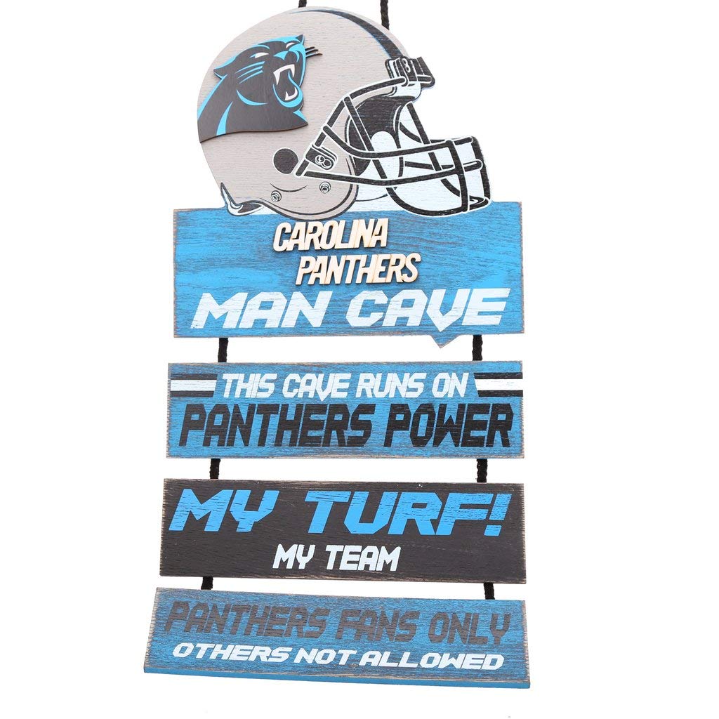 foco NFL Mancave Team Logo Man Cave Hanging Wall Sign 6.00 x 12.00