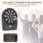 Huakii ?????????????????? ???????? 545G Mini Scoring Dartboard, Mini Dartboard, Lcd Display Screen Bar For Leisure Entertainment