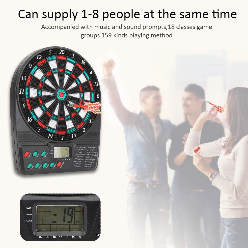 Huakii ?????????????????? ???????? 545G Mini Scoring Dartboard, Mini Dartboard, Lcd Display Screen Bar For Leisure Entertainment